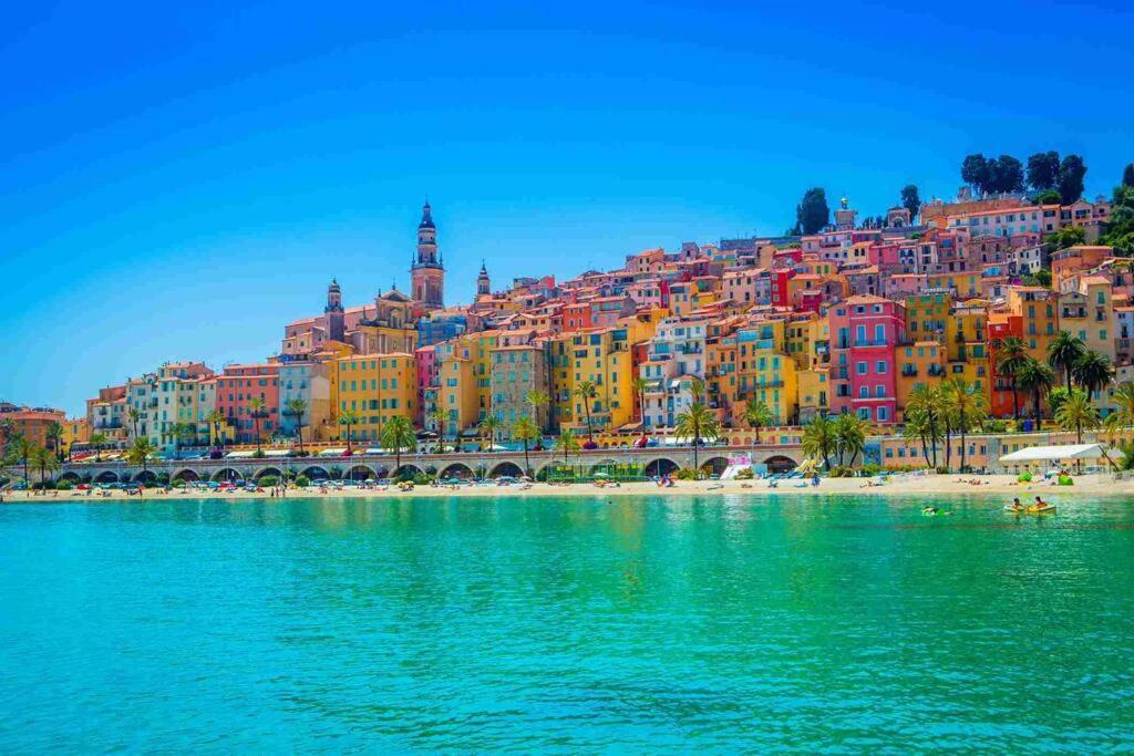 French Riviera: Seafront Apt & Pool Near Monaco 罗克布吕讷-卡普马丹 外观 照片